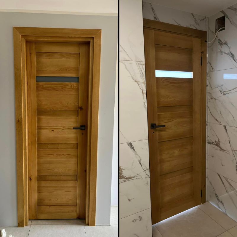 Drzwi drewniane wewnętrzne